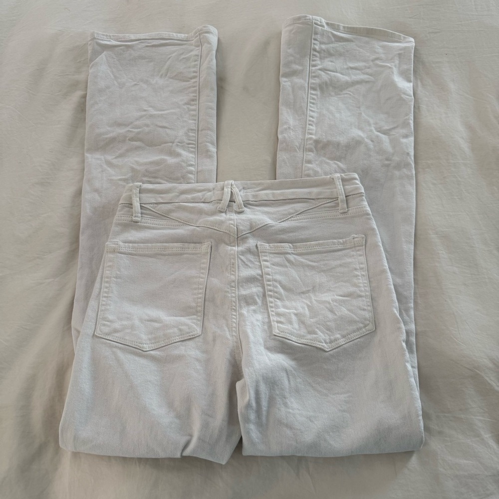 Good American White Denim Flares - Picture 7 of 11